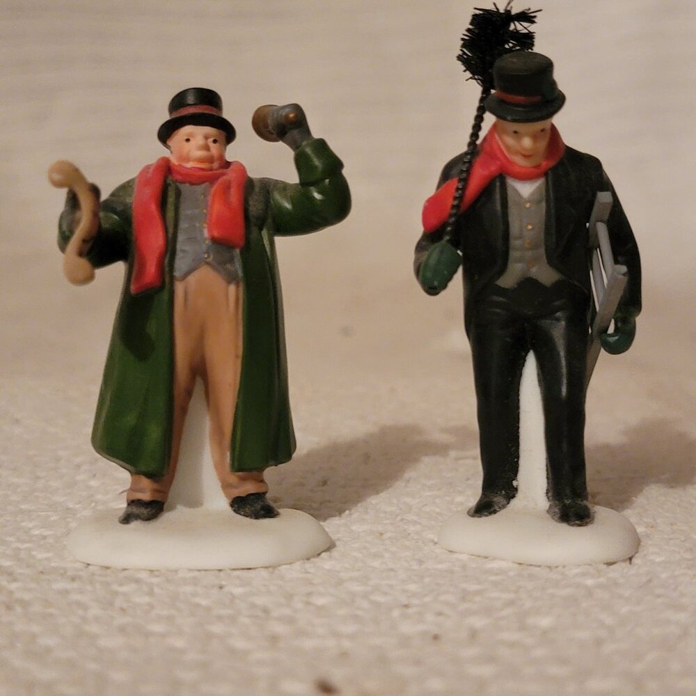 Department 56 - Heritage Village - Town Crier and Chimney Sweep